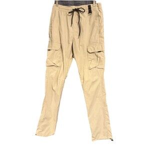 PacSun Tan Slim Fit Cargo Jogger Pants Men’s Sz M 32 Outdoor Hiker Skater Y2K